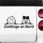 Preview: Zwillinge an Bord Aufkleber