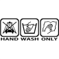 Mobile Preview: Handwash only Aufkleber H2