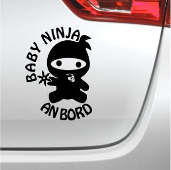 Baby Ninja an Bord Aufkleber