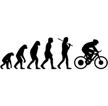 Evolution Fahrrad Aufkleber
